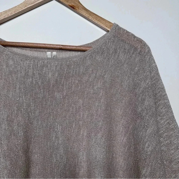Anthropologie Alicia Shimmer Poncho Sweater Size Medium - Picture 7 of 11